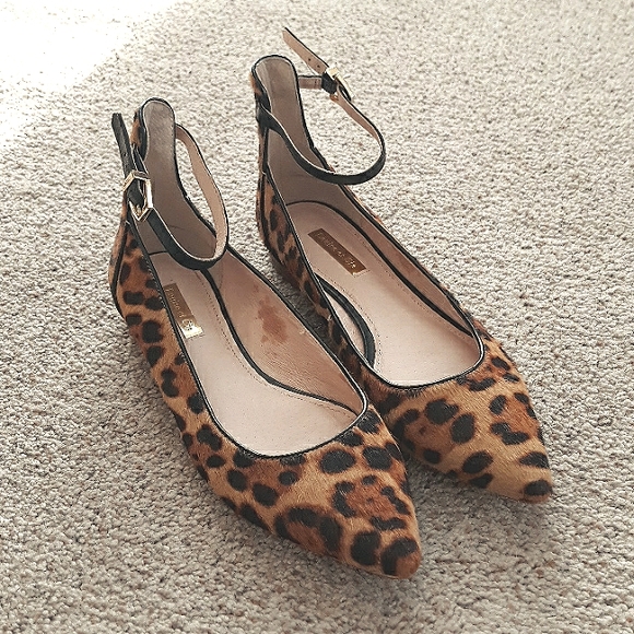 Louise et Cie Shoes - Louise et Cie real cow hair fur flat shoes